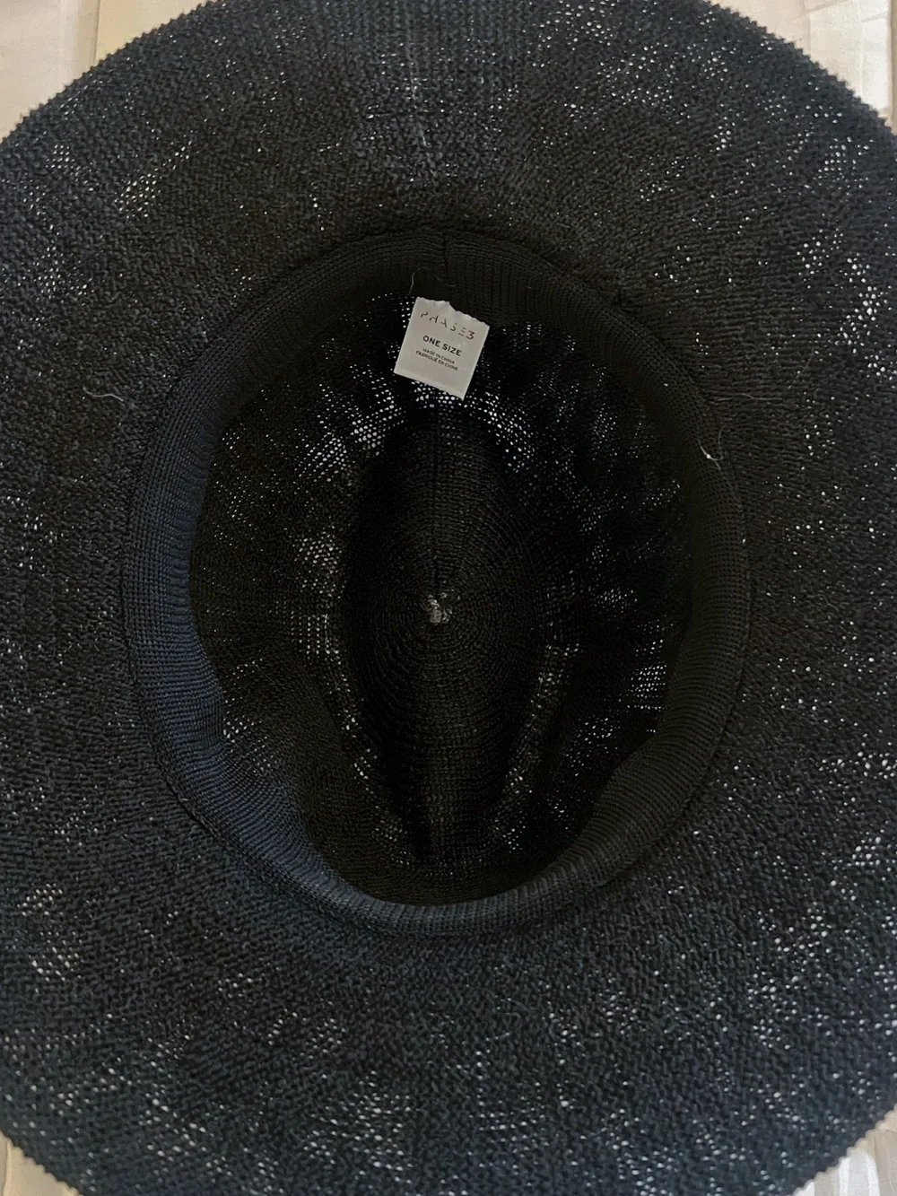 Phase 3 Classic Black Knit Fedora with Band